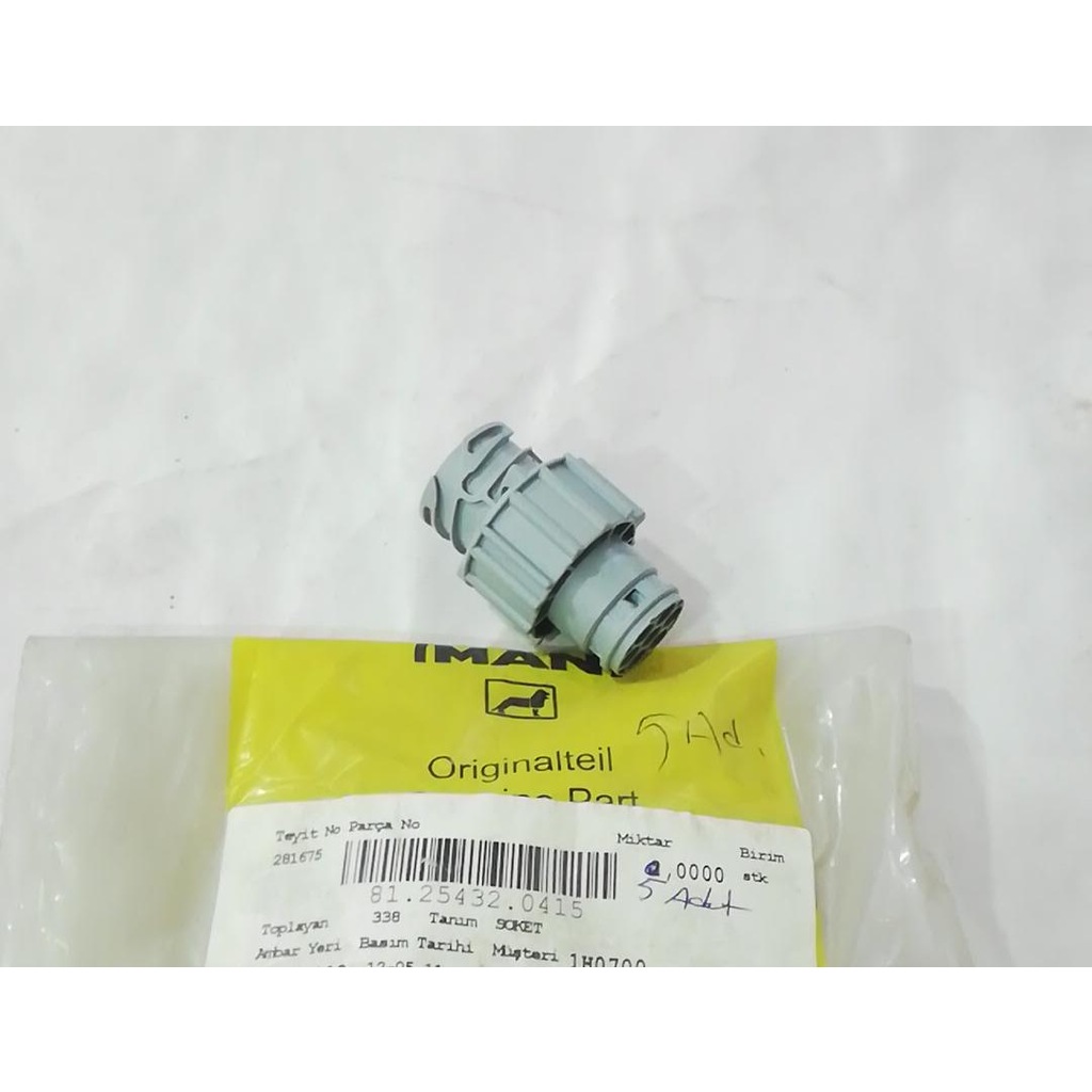 Orjinal Man Fiş Muhafazası B7-23.6-1.5-CODEB1/ST-GR 81254320415