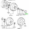 Orjinal Mitsubishi Galant Lancer Arka Kampana Orta Kapak (MB003573-1