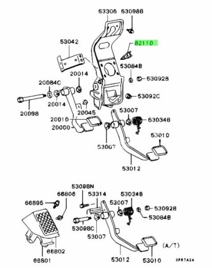 Orjinal Mitsubishi L300 Fren Müşürü (MB113078)-1