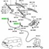 Mitsubishi Delica L200 L300 Silecek Fıskiye Memesi Ön MB509790-1