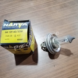 Narva AC 12V H4 6055W 43T Ampul Tırnaklı 48881