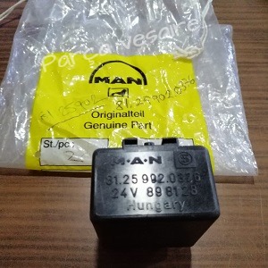 Orjinal Man F2000 M2000 L2000 F90 M90 24V 15A Geçiktirme Rölesi 81259020376