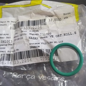 Orjinal Man D2866 Volvo Ø23.5x2mm Enjektör Contası 06563332256