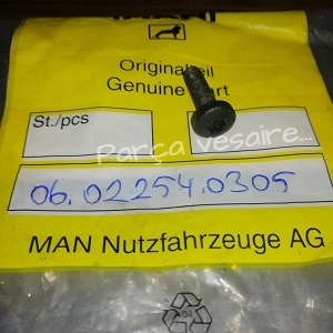 Orjinal Man TGS TGX 0518 Kapak Montaj Alyan Vidası Sol Sağ Ön 06022540305