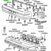 Orjinal Mitsubishi L300 Delica Ön Tampon MB614261-3