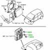 Orjinal Mitsubishi ASX Attrage Carisma Colt Delica Eclipse Galant Grandis L200 L400 Lancer Lancer EVO Minica Minicab Outlander Pajero Space Star Sis Lambası Röle MR588567-1
