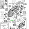 Orjinal Mitsubishi Jeep L200 Pajero Ön Kapı Dübeli MA127993-1