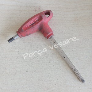 Cer-Pa Norm 5mm 385T T Tipi Allen Anahtar 2. El